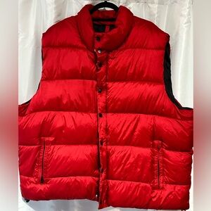 Men’s Red Old Navy Puffy Vest